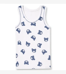 Дитяча майка уні р.74-116 см, рібана, біла з принтом фото на tatoshka.ua