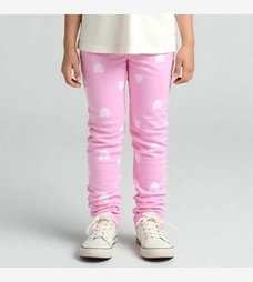 Дитячі лосини , р.104-164 см, кулір з еластаном, рожевий з принтом фото на tatoshka.ua