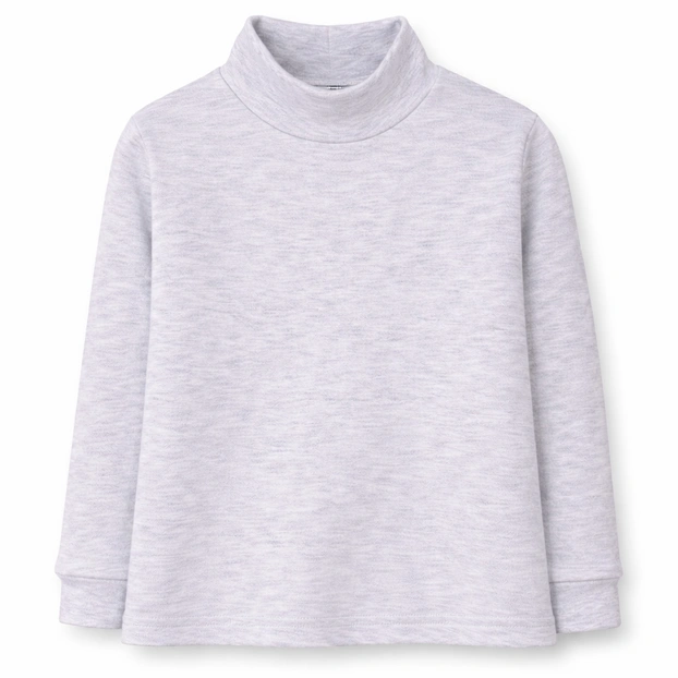 Дитячий гольф уні, р.92-146 см, інтерлок, сірий меланж фото Татошка