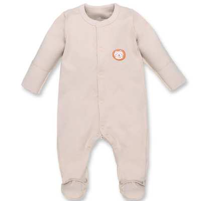 Дитячий комбінезон  уні, р.56 см, футер, бежевий