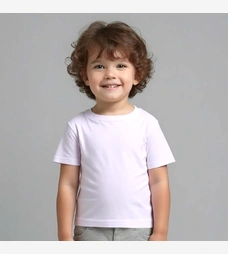 Футболка уні, р.80-164 см, кулір, біла фото на tatoshka.ua