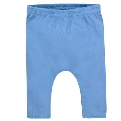 Дитячі штани для хлопчика, р.80-86 см, ластик рубчік , блакитні