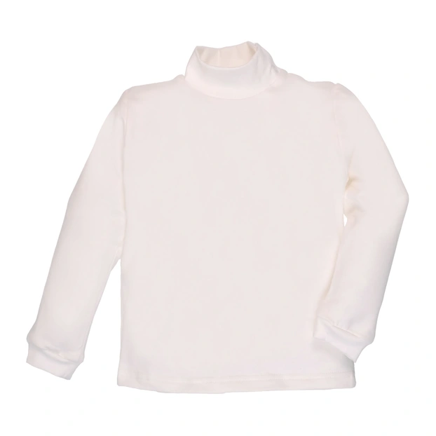 Дитячий гольф уні р.116-164 см,футер, молочний фото Татошка