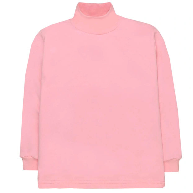 Дитячий гольф для дівчинки, р.92-164 см,футер, рожевий фото Татошка