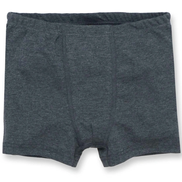 Дитячі труси-боксери для хлопчика, р. 134-164см, рібана, сірий меланж фото Татошка