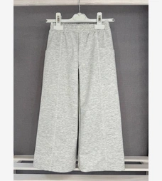 Дитячі штани уні, р.104-140 см, футер, сірі фото на tatoshka.ua
