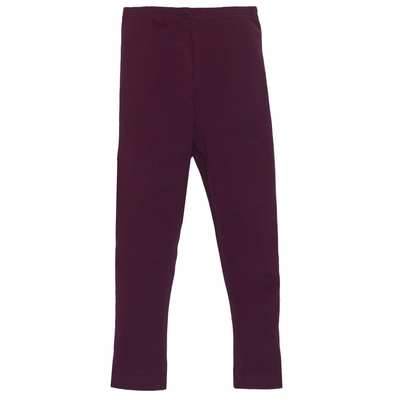 Лосини дитячі для дівчинки , р.86-134 см, рібана з начосом, бордовий