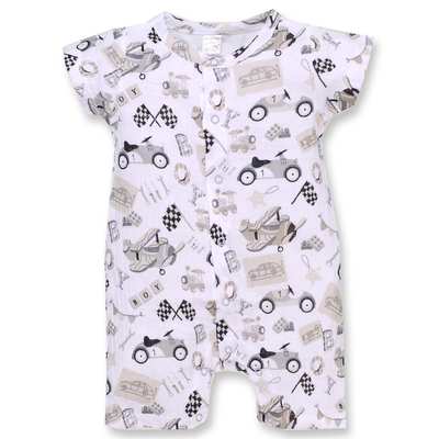 Пісочник уні, 62-86см, муслін 100% бавовна, білий з принтом