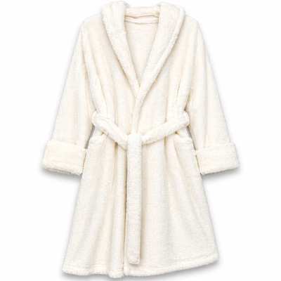 Халат уні,140-152 р., велсофт ,молочний