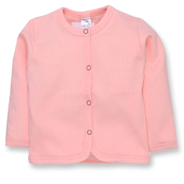 Дитяча кофточка для дівчинки, р.68-86 см, інтерлок рапорт, рожева фото Татошка