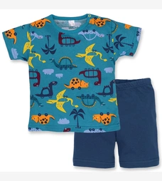 Комплект дитячий для хлопчика, р.80 см, кулір, зелений з синім фото на tatoshka.ua