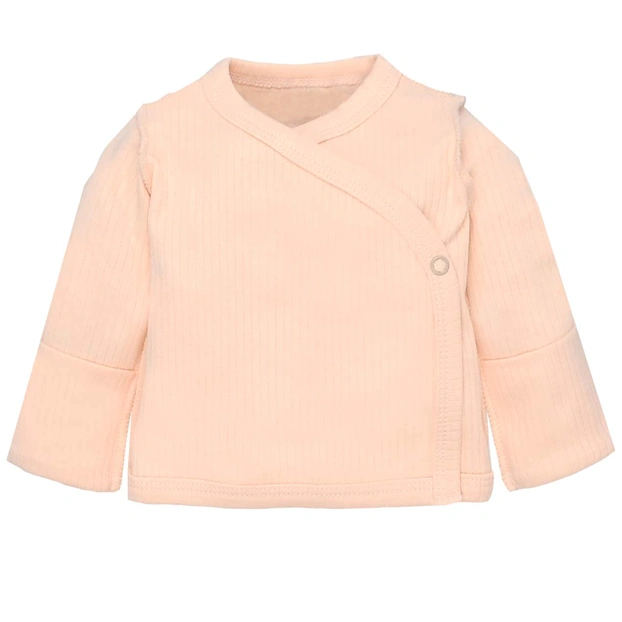 Распашонка уни, 50-62 см, кашкорсе 100% хлопок, бежевый фото Татошка