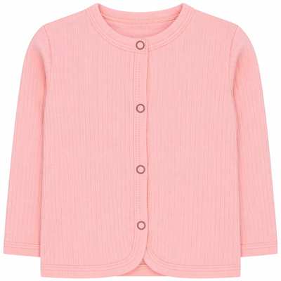 Дитяча кофточка для дівчинки, р.68-86 см, інтерлок рапорт, рожева