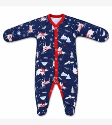 Детский комбинезон уни, р.56 см, футер, синий фото на tatoshka.ua