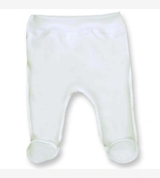 Ползунки на резинке уни, 50-68см, интерлок, молочный фото на tatoshka.ua