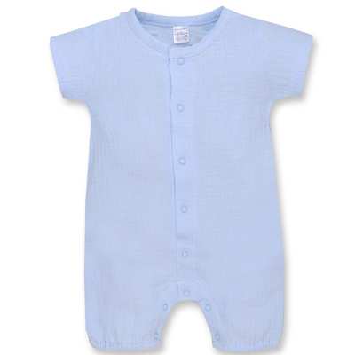 Песочник уни, 56-86см, муслин 100% хлопок, блакитний