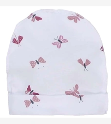 Дитяча шапочка, р 36-38 р, рібана, біла з принтом фото на tatoshka.ua