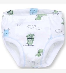 Трусы классические для мальчика, 86-110см, Рибана 100% хлопок, Белые с принтом фото на tatoshka.ua