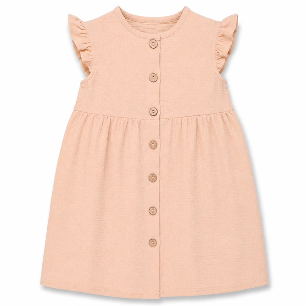 Дитяча сукня, р.104-134 см, муслін, бежевий фото Татошка