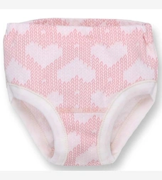 Труси класичні для дівчинки, 98-116см, Рібана, білі з принтом фото на tatoshka.ua