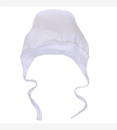 Дитячий чепчик уні, кулір, білий фото на tatoshka.ua