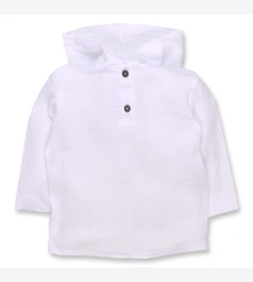 Дитячий джемпер уні, 92-134см, рубчик(кашкорсе), білий фото на tatoshka.ua