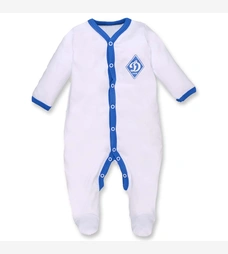 Дитячий комбінезон уні , р.62-68 см, інтерлок, білий з аплікацією фото на tatoshka.ua