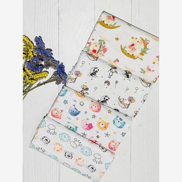 Пелюшка фланель в асотрименті 90*110 фото Татошка