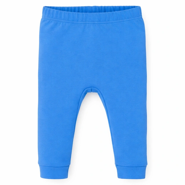 Дитячі штани для хлопчика , р.74-92 см, інтерлок, сині фото Татошка