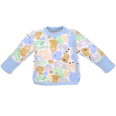 Льоля уні, 50-62 см, футер 100% бавовна, біла з принтом