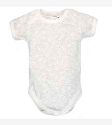 Боді уні, 62-92 см, рібана 100% бавовна, молочний з принтом фото на tatoshka.ua