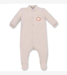 Дитячий комбінезон  уні, р.62-74 см, футер, бежевий фото на tatoshka.ua