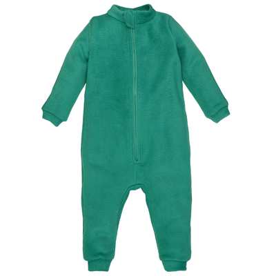 Детский комбинезон уни, р.80-110 см, флис, зеленый
