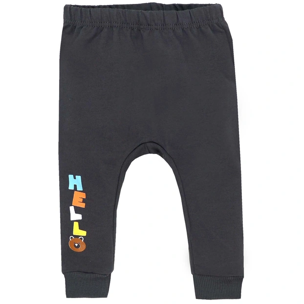 Дитячі штани уні, р.80-98 см,футер петельний, сірі фото Татошка