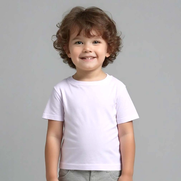 Футболка уні, р.80-164 см, кулір, біла фото Татошка