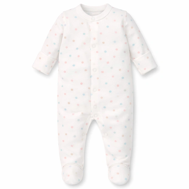 Дитячий комбінезон для дівчинки, р.50-62 см, інтерлок , білий з принтом фото Татошка