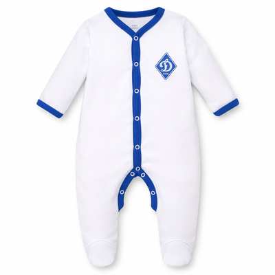 Дитячий комбінезон уні , р.62-68 см, інтерлок, білий з аплікацією