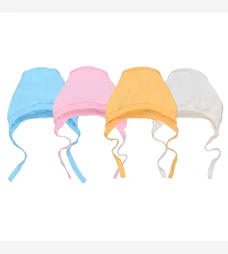 Детский чепчик, футер, цвет в ассортименте фото на tatoshka.ua