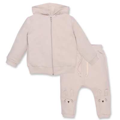 Комплект дитячий для дівчинки, р.92 см, петельний футер, рожевий