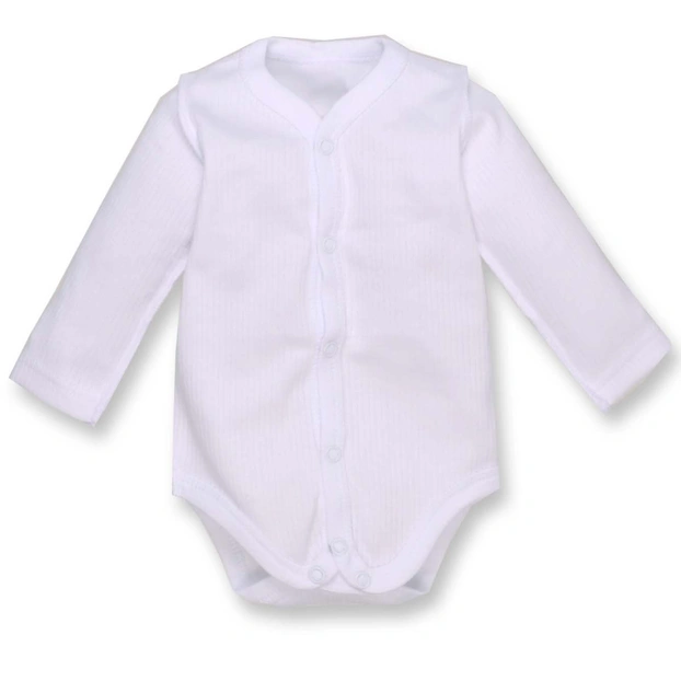 Полукомбинезон уни, 56 см, интерлок рапорот 100% хлопок, белый фото Татошка