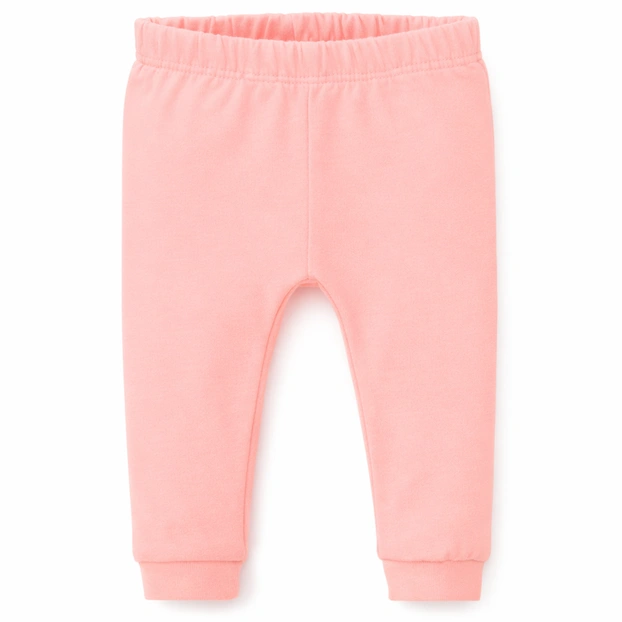 Детские брюки для девочки, р.74-86 см, интерлок, розовые фото Татошка