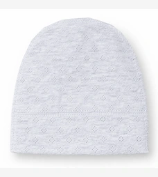 Детская шапочка, р.36-42 г, ажур, серый меланж фото на tatoshka.ua