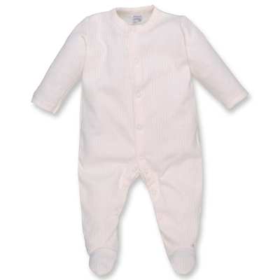 Дитячий комбінезон уні, р.62-74 см, інтерлок "рапорт", молочний