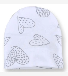 Дитяча шапочка, р.36-42 р, інтерлок, білий з принтом фото на tatoshka.ua