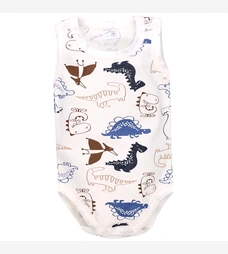 Боді-майка уні, 68-86см, рібана 100% бавовна, біла з принтом фото на tatoshka.ua