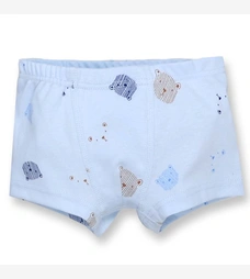 Дитячі труси-боксери для хлопчика, р. 92-116 см, рібана, блакитний з принтом фото на tatoshka.ua