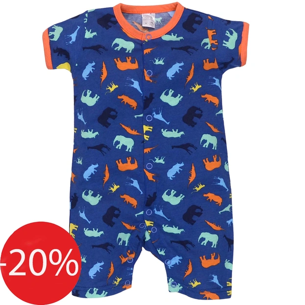 Боді для хлопчика, 56-86см, кулір, синій з принтом фото Татошка