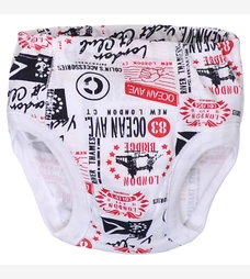 Труси для хлопчика, 122-128см, рібана, білі з принтом фото на tatoshka.ua