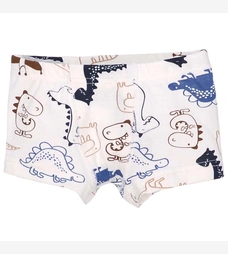 Дитячі труси-боксери для хлопчика, р. 92-116см, рібана,білі з принтом фото на tatoshka.ua