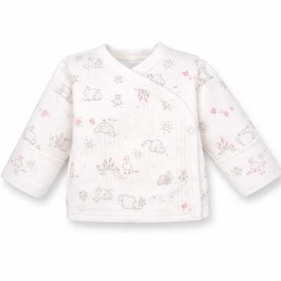 Льоля уні, 56-62см, інтерлок рапорт 100% бавовна, молочний з принтом